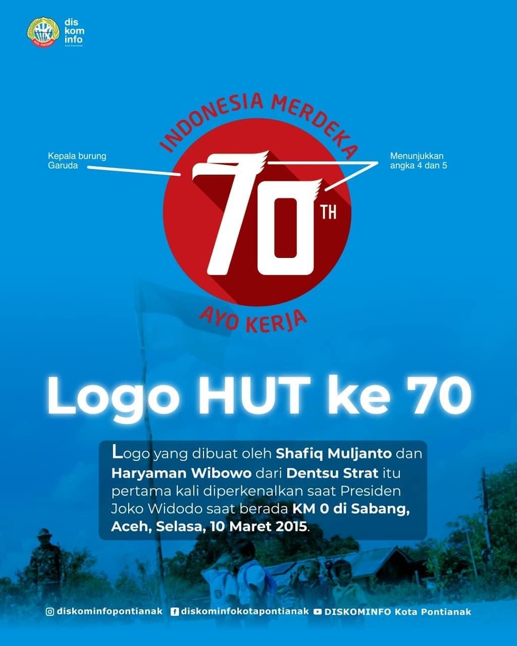 Berita > Makna dan Ragam Logo HUT RI 70-76 Tahun. | Diskominfo Kota ...