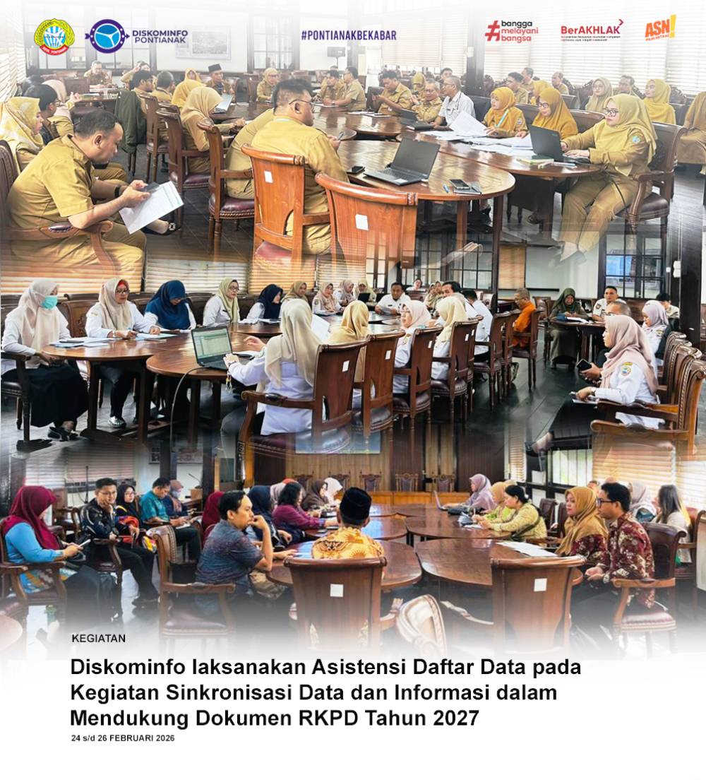 Diskominfo laksanakan Asistensi Daftar Data pada Kegiatan Sinkronisasi Data dan Informasi dalam Mendukung Dokumen RKPD Tahun 2027