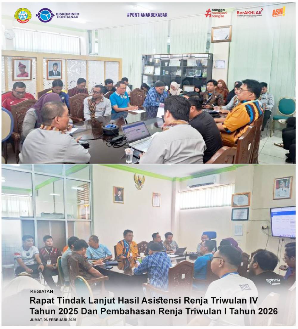 Rapat Tindak Lanjut Hasil Asistensi Renja Triwulan IV Tahun 2025 Dan Pembahasan Renja Triwulan I Tahun 2026