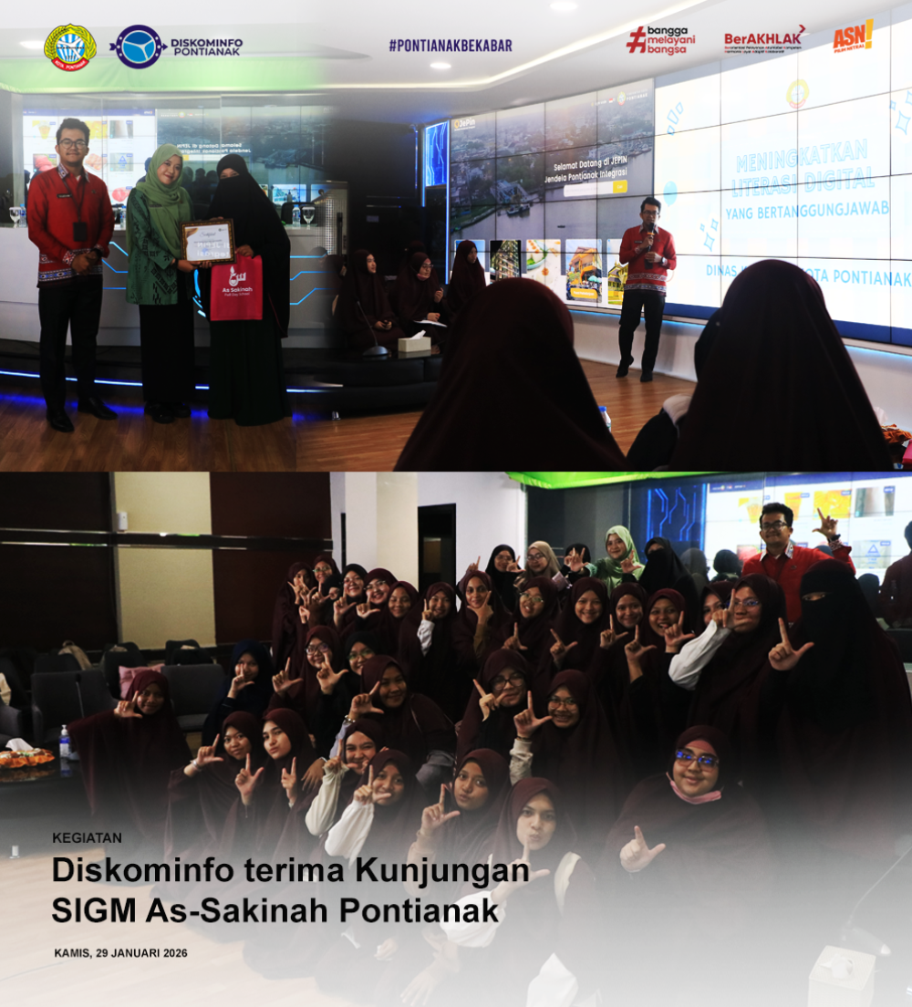 Kunjungan Belajar Siswi Sekolah Islam Generasi Madani (SIGM) As-Sakinah Pontianak